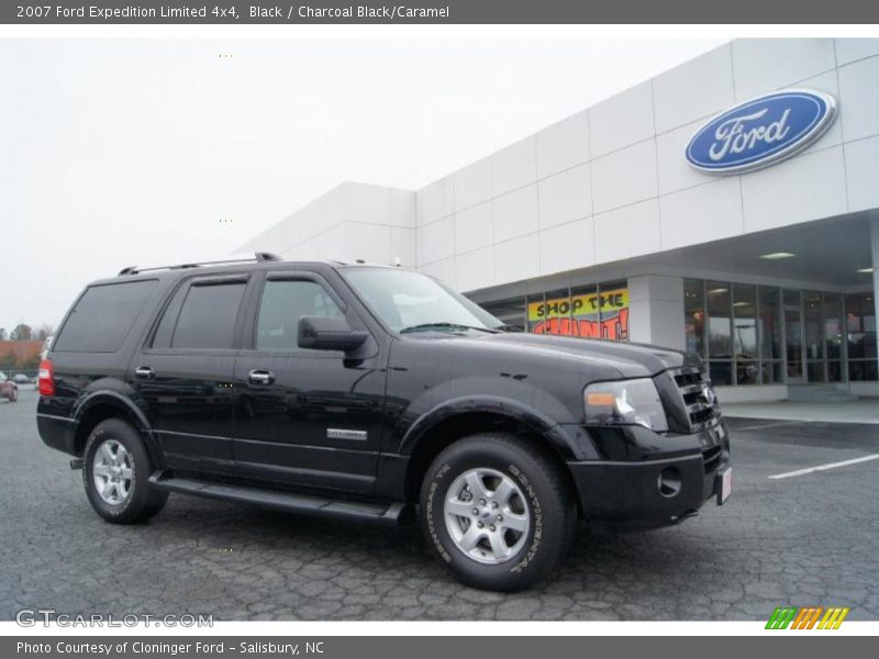 Black / Charcoal Black/Caramel 2007 Ford Expedition Limited 4x4