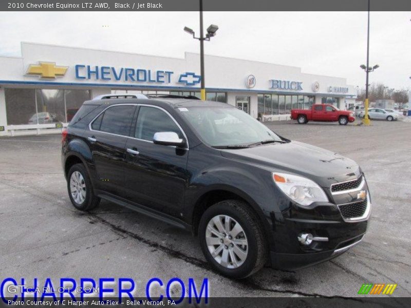 Black / Jet Black 2010 Chevrolet Equinox LTZ AWD