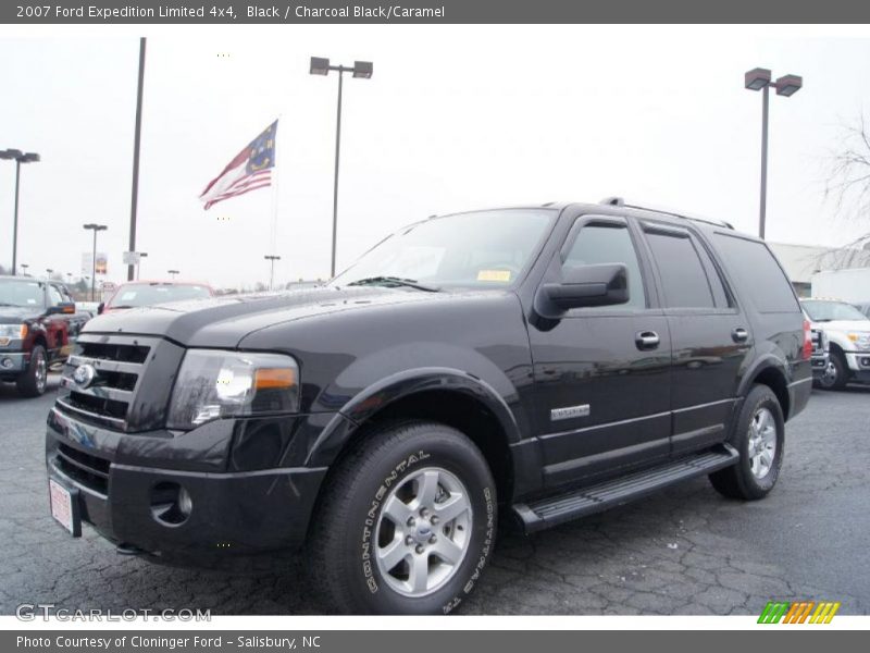 Black / Charcoal Black/Caramel 2007 Ford Expedition Limited 4x4