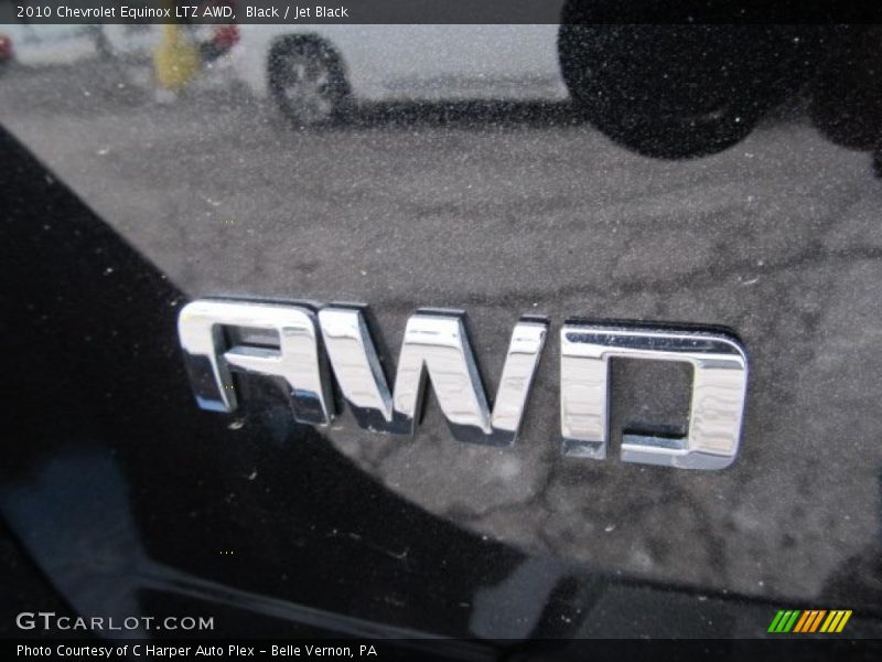 Black / Jet Black 2010 Chevrolet Equinox LTZ AWD
