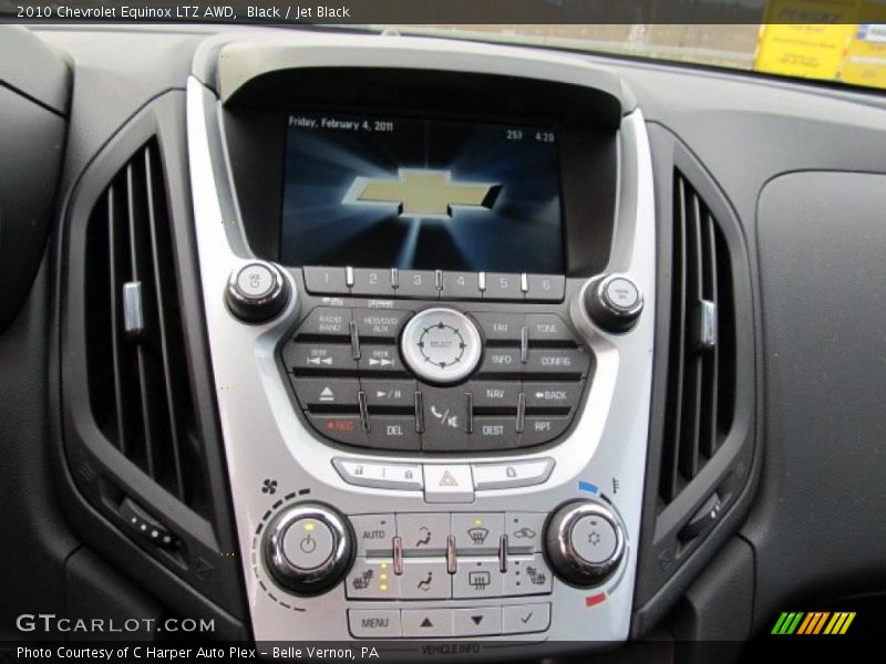 Controls of 2010 Equinox LTZ AWD