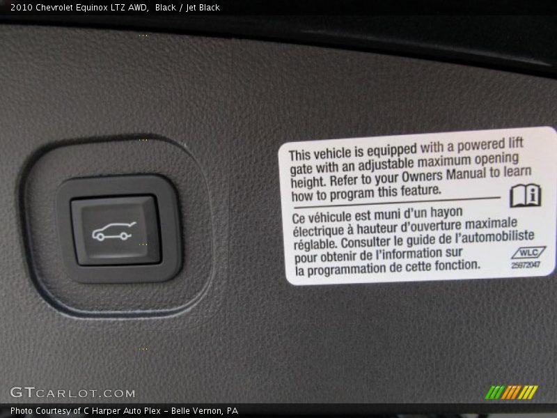 Black / Jet Black 2010 Chevrolet Equinox LTZ AWD