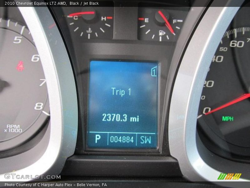 Black / Jet Black 2010 Chevrolet Equinox LTZ AWD
