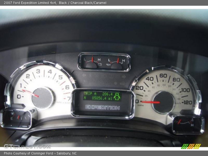 Black / Charcoal Black/Caramel 2007 Ford Expedition Limited 4x4