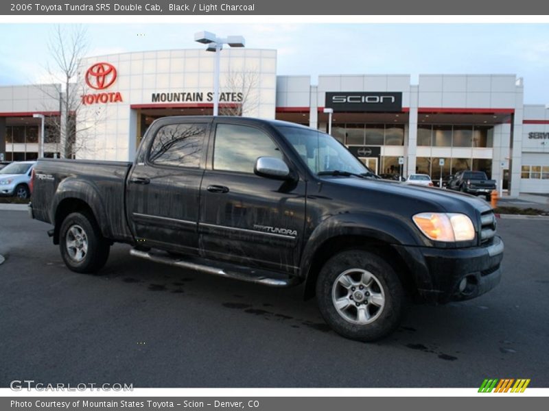 Black / Light Charcoal 2006 Toyota Tundra SR5 Double Cab