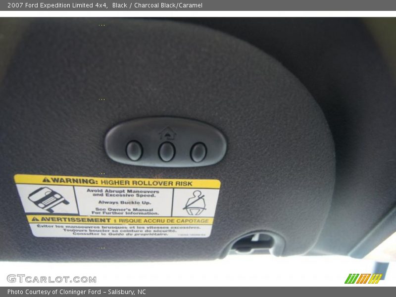 Black / Charcoal Black/Caramel 2007 Ford Expedition Limited 4x4