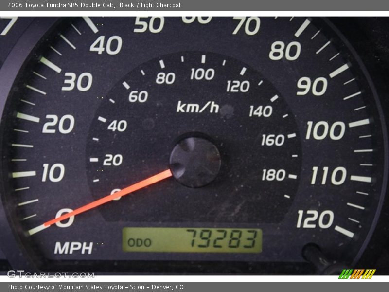 Black / Light Charcoal 2006 Toyota Tundra SR5 Double Cab