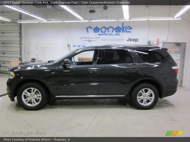 Dark Charcoal Pearl / Dark Graystone/Medium Graystone 2011 Dodge Durango Crew 4x4