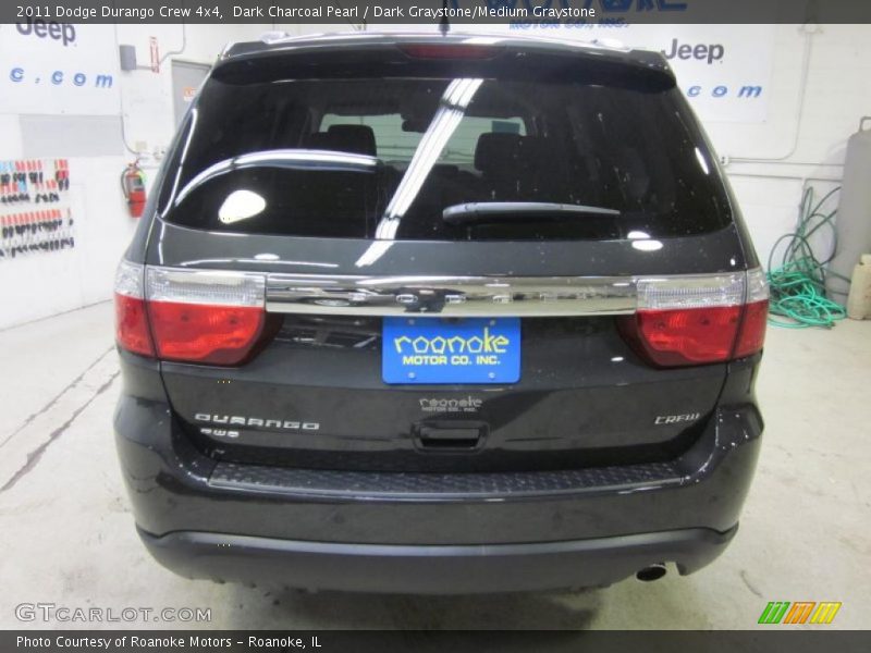 Dark Charcoal Pearl / Dark Graystone/Medium Graystone 2011 Dodge Durango Crew 4x4