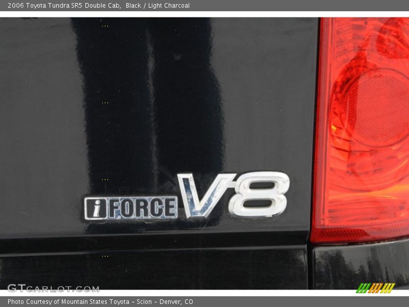 Black / Light Charcoal 2006 Toyota Tundra SR5 Double Cab