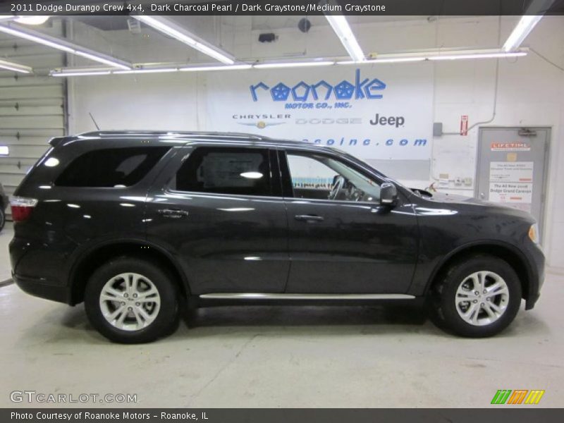 Dark Charcoal Pearl / Dark Graystone/Medium Graystone 2011 Dodge Durango Crew 4x4