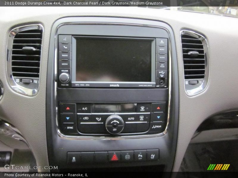 Controls of 2011 Durango Crew 4x4
