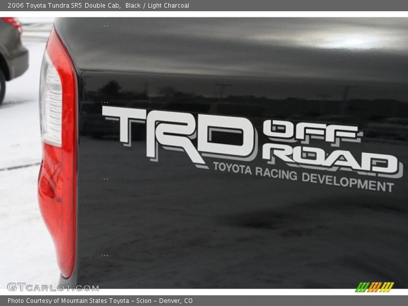 Black / Light Charcoal 2006 Toyota Tundra SR5 Double Cab