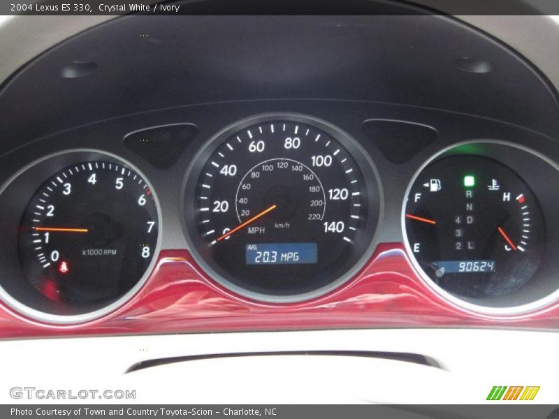 Crystal White / Ivory 2004 Lexus ES 330