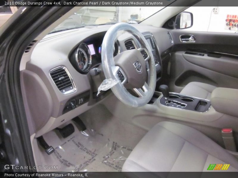 Dark Charcoal Pearl / Dark Graystone/Medium Graystone 2011 Dodge Durango Crew 4x4