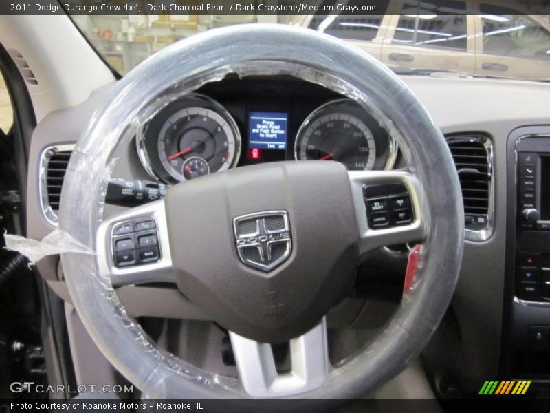 Dark Charcoal Pearl / Dark Graystone/Medium Graystone 2011 Dodge Durango Crew 4x4