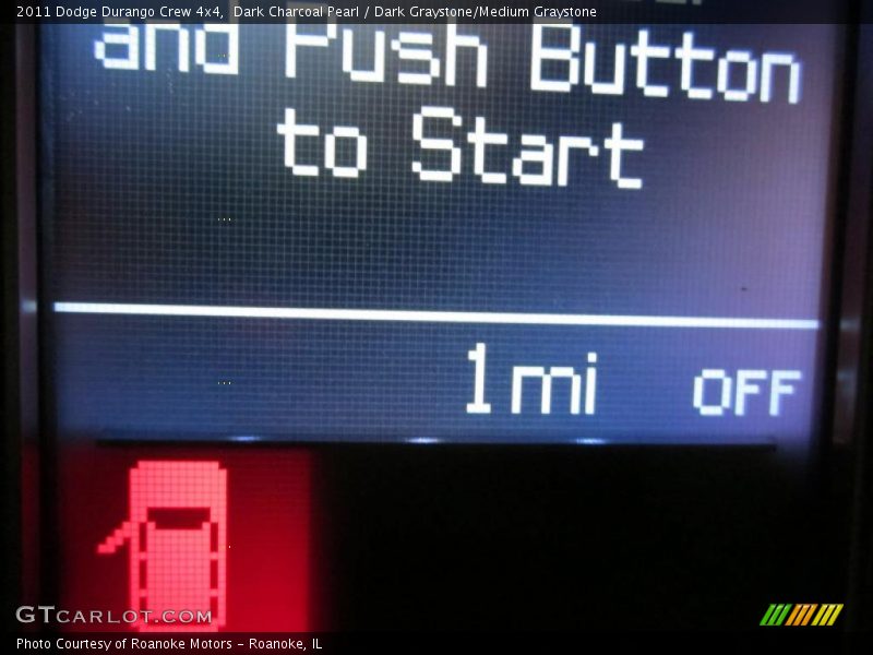 Dark Charcoal Pearl / Dark Graystone/Medium Graystone 2011 Dodge Durango Crew 4x4