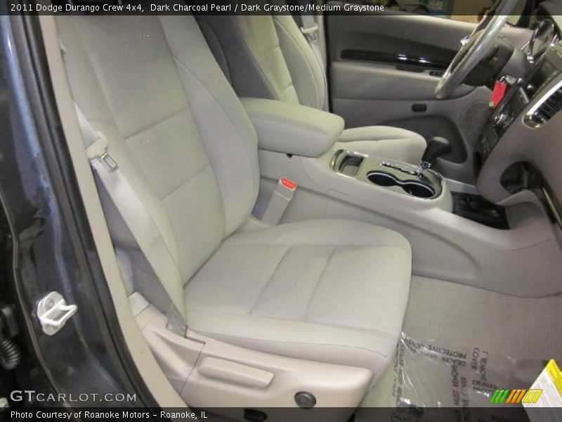 Dark Charcoal Pearl / Dark Graystone/Medium Graystone 2011 Dodge Durango Crew 4x4