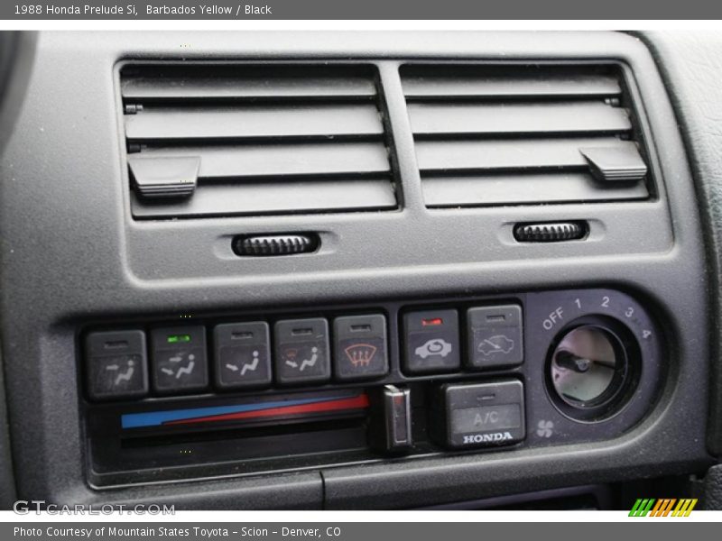 Controls of 1988 Prelude Si