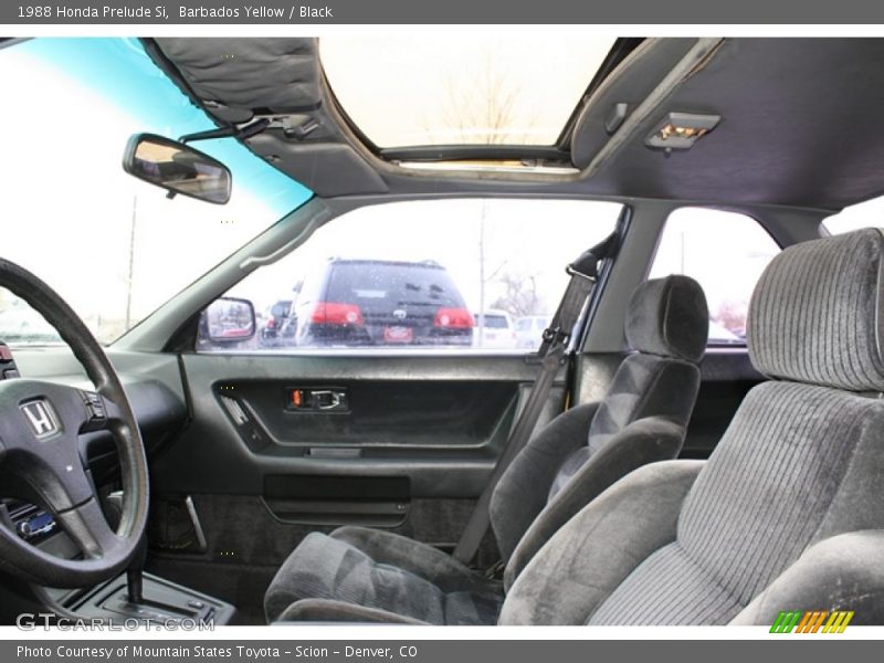 Barbados Yellow / Black 1988 Honda Prelude Si