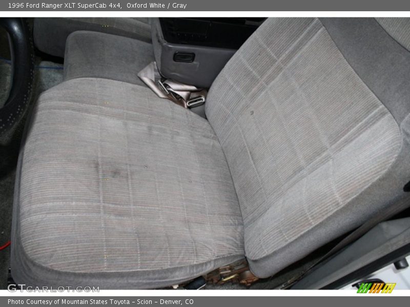 Oxford White / Gray 1996 Ford Ranger XLT SuperCab 4x4