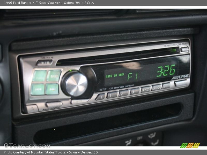 Oxford White / Gray 1996 Ford Ranger XLT SuperCab 4x4