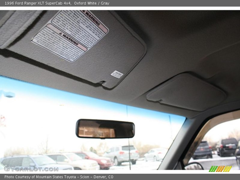Oxford White / Gray 1996 Ford Ranger XLT SuperCab 4x4