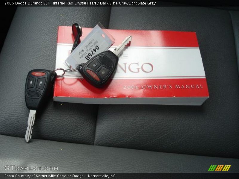 Inferno Red Crystal Pearl / Dark Slate Gray/Light Slate Gray 2006 Dodge Durango SLT