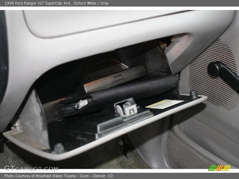 Oxford White / Gray 1996 Ford Ranger XLT SuperCab 4x4