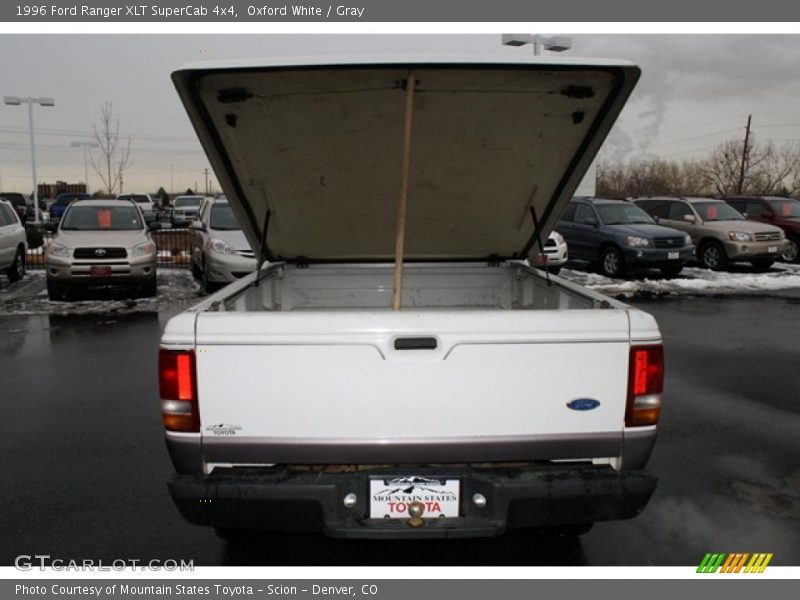 Oxford White / Gray 1996 Ford Ranger XLT SuperCab 4x4
