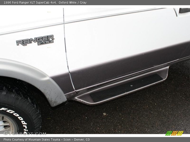 Oxford White / Gray 1996 Ford Ranger XLT SuperCab 4x4