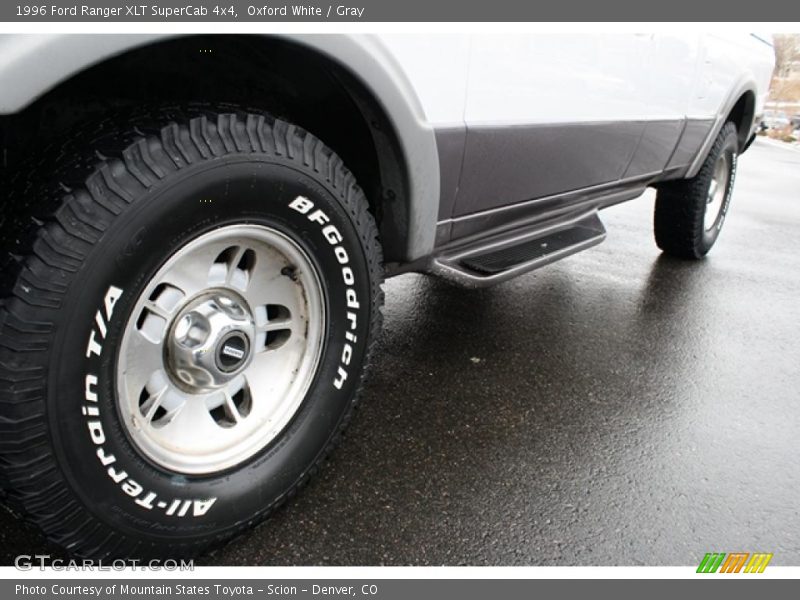 Oxford White / Gray 1996 Ford Ranger XLT SuperCab 4x4