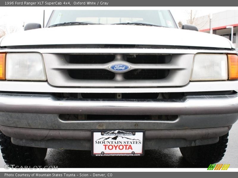 Oxford White / Gray 1996 Ford Ranger XLT SuperCab 4x4