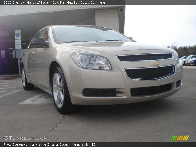 Gold Mist Metallic / Cocoa/Cashmere 2010 Chevrolet Malibu LS Sedan