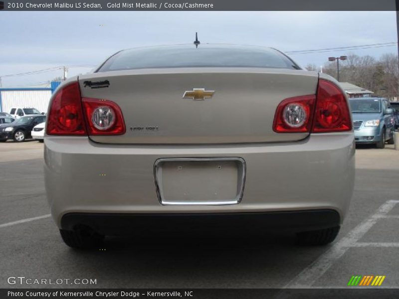 Gold Mist Metallic / Cocoa/Cashmere 2010 Chevrolet Malibu LS Sedan