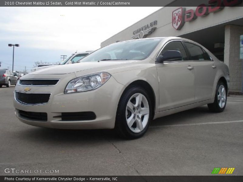 Gold Mist Metallic / Cocoa/Cashmere 2010 Chevrolet Malibu LS Sedan