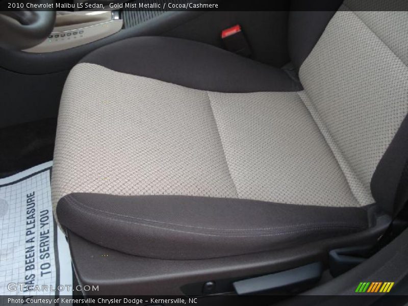 Gold Mist Metallic / Cocoa/Cashmere 2010 Chevrolet Malibu LS Sedan