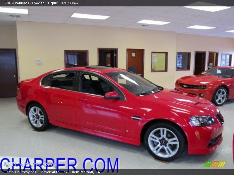 Liquid Red / Onyx 2009 Pontiac G8 Sedan
