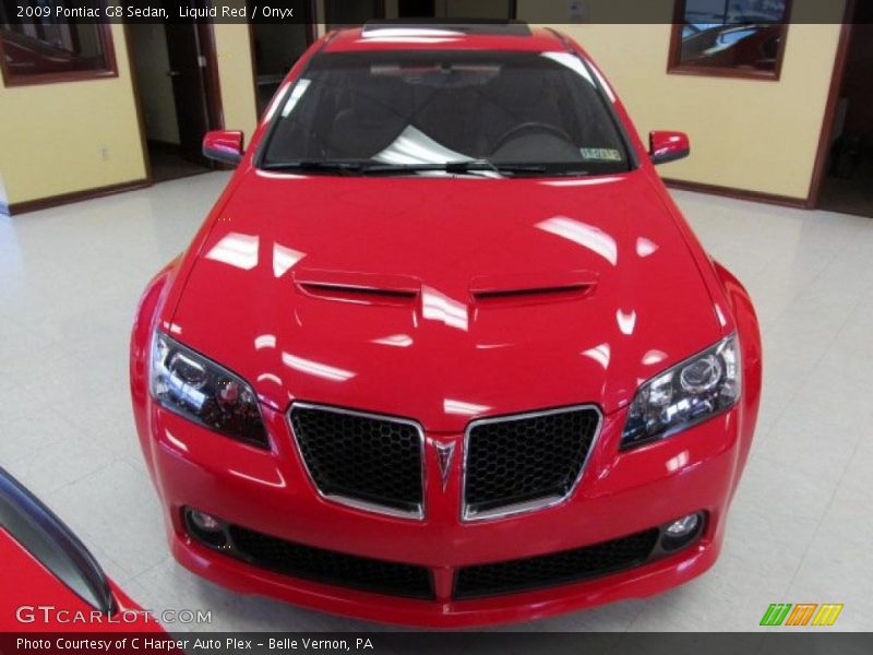 Liquid Red / Onyx 2009 Pontiac G8 Sedan