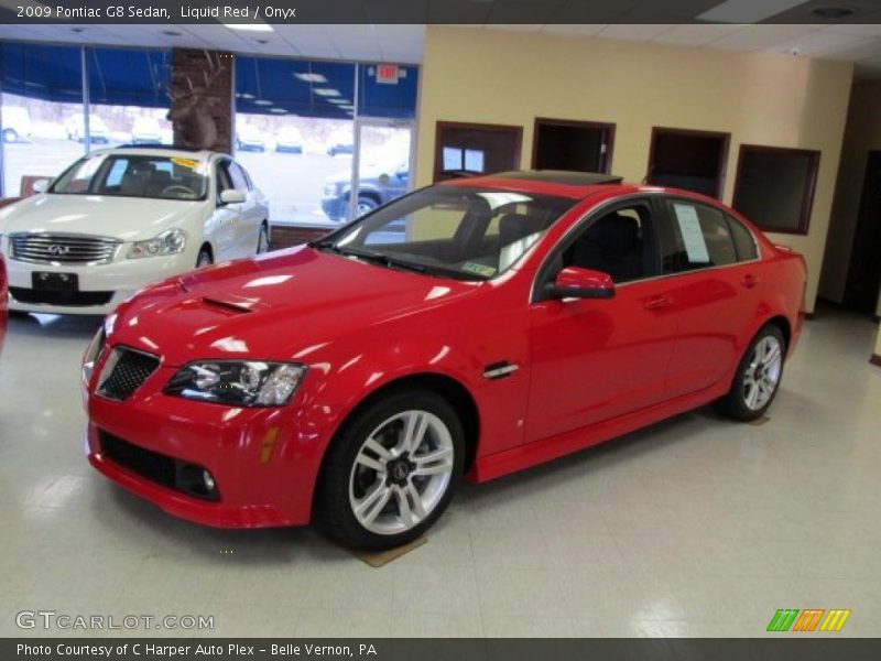 Liquid Red / Onyx 2009 Pontiac G8 Sedan