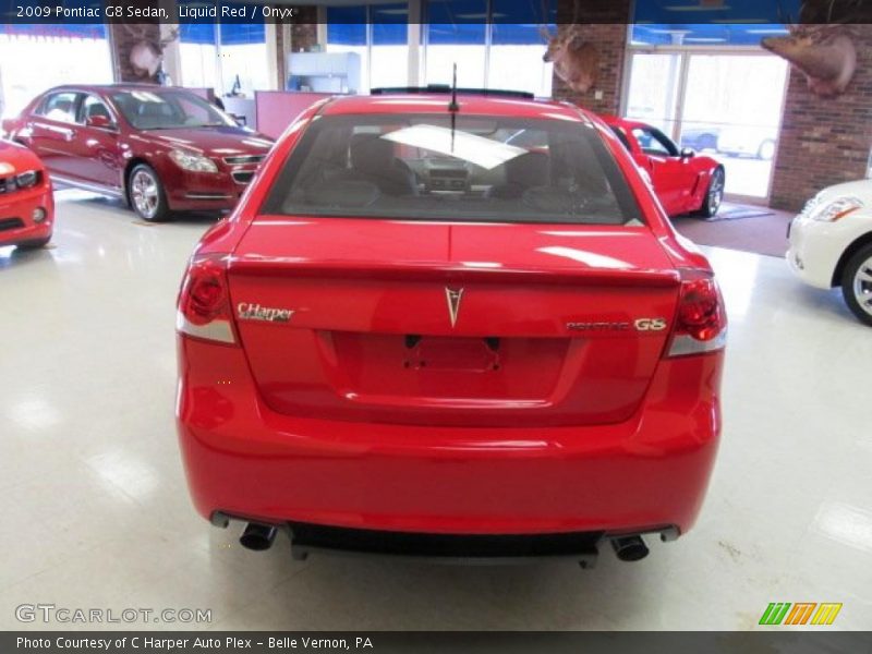 Liquid Red / Onyx 2009 Pontiac G8 Sedan
