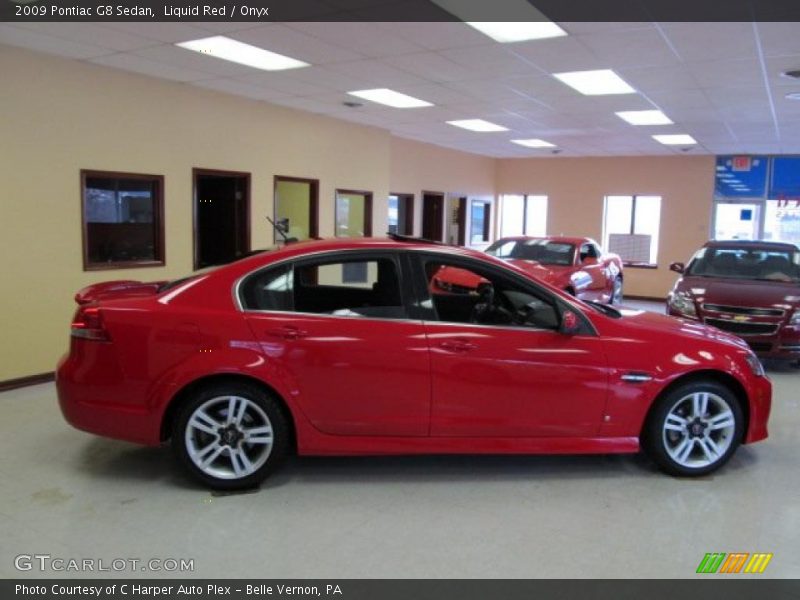 Liquid Red / Onyx 2009 Pontiac G8 Sedan