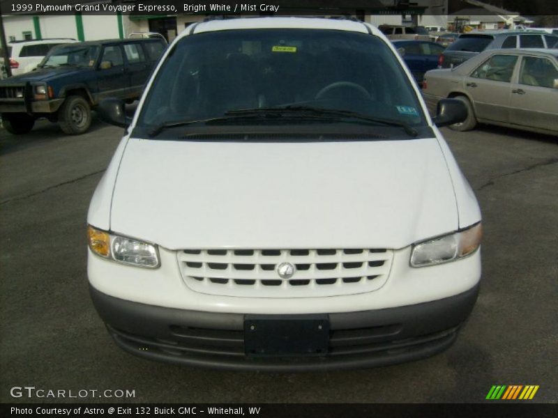 Bright White / Mist Gray 1999 Plymouth Grand Voyager Expresso