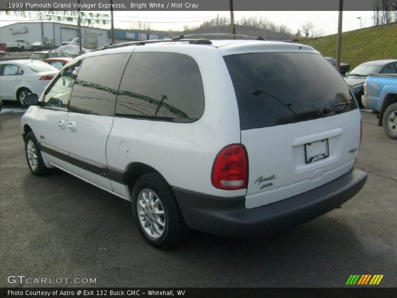 Bright White / Mist Gray 1999 Plymouth Grand Voyager Expresso