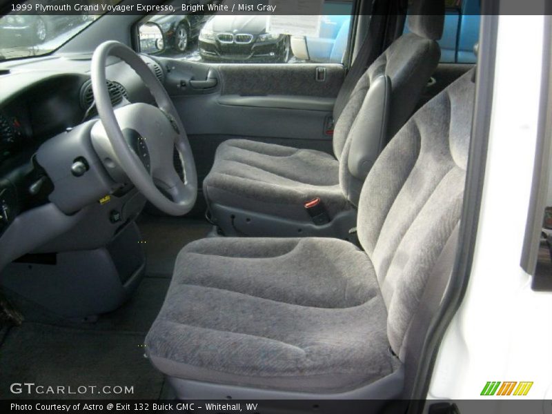 Bright White / Mist Gray 1999 Plymouth Grand Voyager Expresso