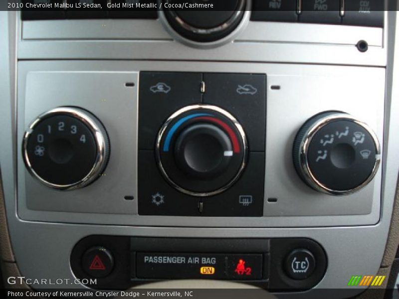 Gold Mist Metallic / Cocoa/Cashmere 2010 Chevrolet Malibu LS Sedan
