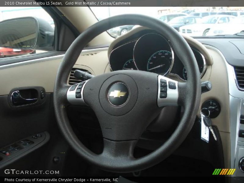 Gold Mist Metallic / Cocoa/Cashmere 2010 Chevrolet Malibu LS Sedan