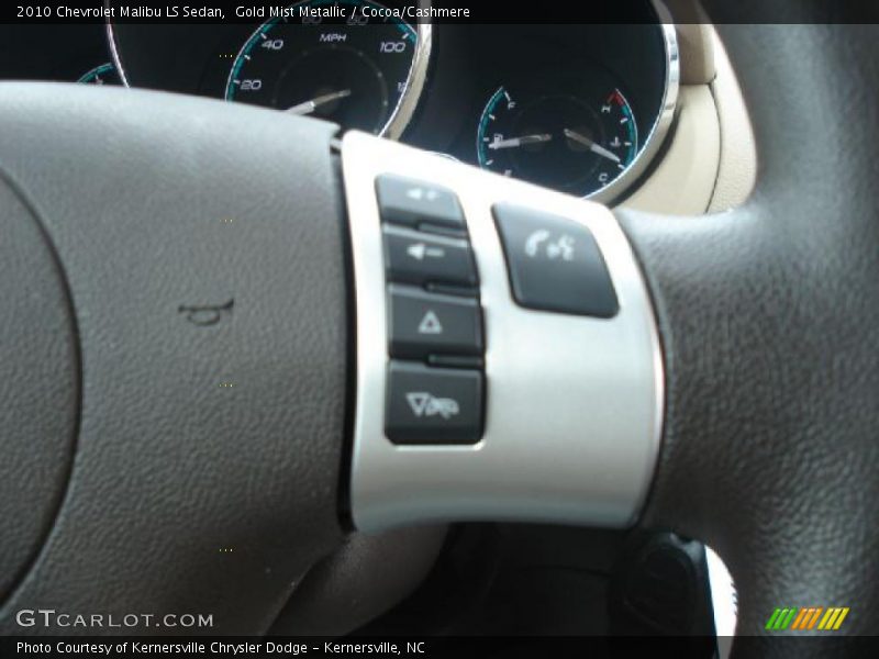 Gold Mist Metallic / Cocoa/Cashmere 2010 Chevrolet Malibu LS Sedan