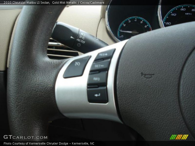 Gold Mist Metallic / Cocoa/Cashmere 2010 Chevrolet Malibu LS Sedan