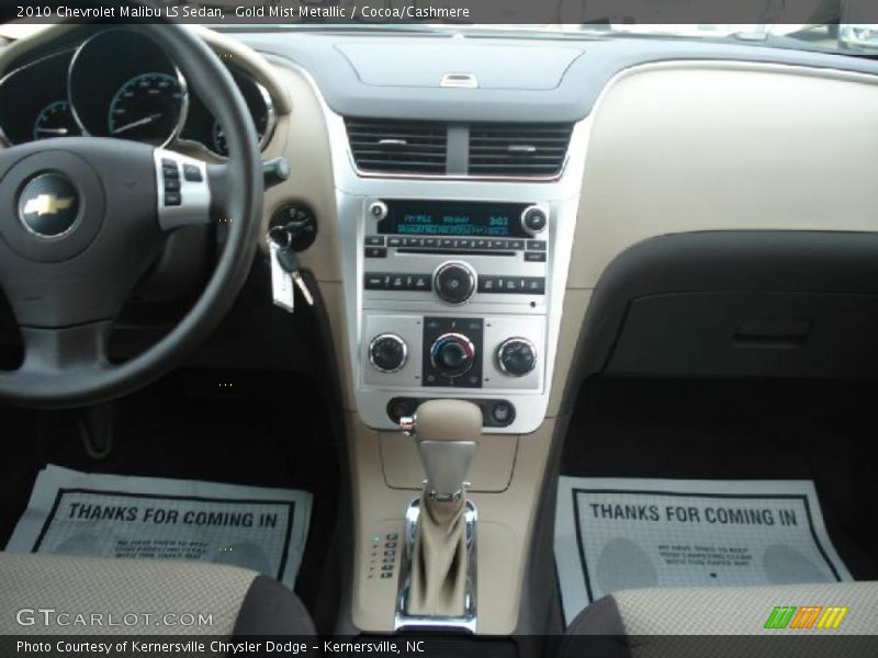 Gold Mist Metallic / Cocoa/Cashmere 2010 Chevrolet Malibu LS Sedan